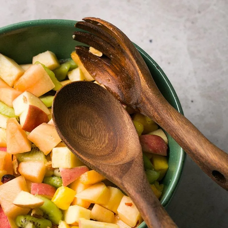 Acacia Spoon and Fork Set