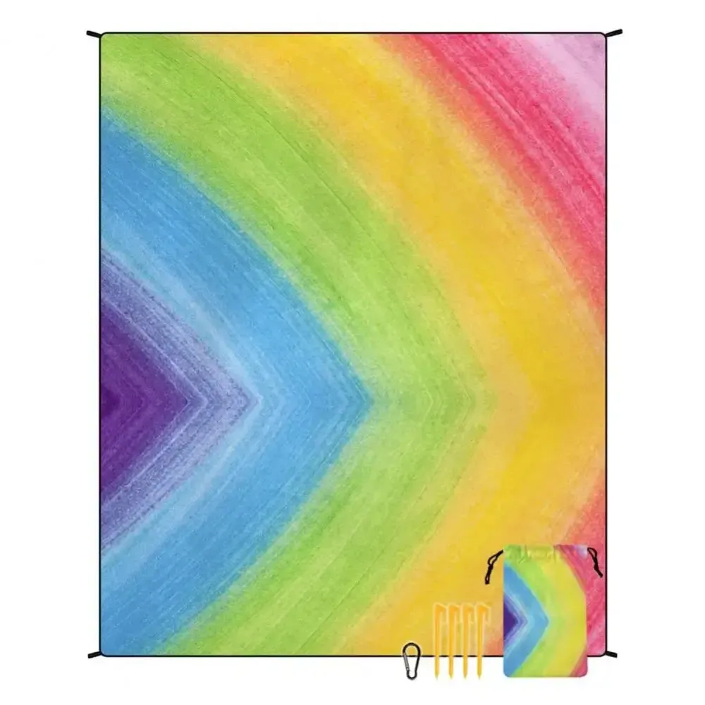 Beach Mat Waterproof Sand-Proof Beach Blanket for Outdoor Picnics