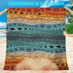 Beach Mat Waterproof Sand-Proof Beach Blanket for Outdoor Picnics