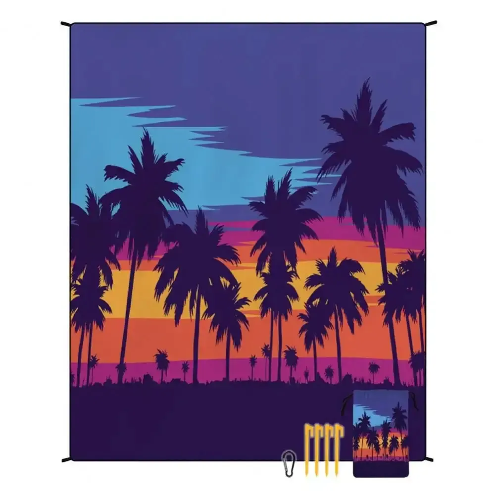 Beach Mat Waterproof Sand-Proof Beach Blanket for Outdoor Picnics