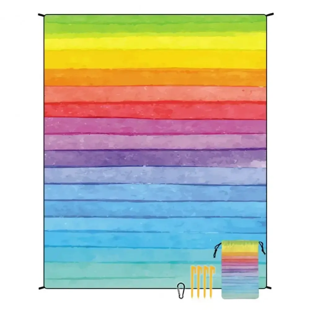Beach Mat Waterproof Sand-Proof Beach Blanket for Outdoor Picnics