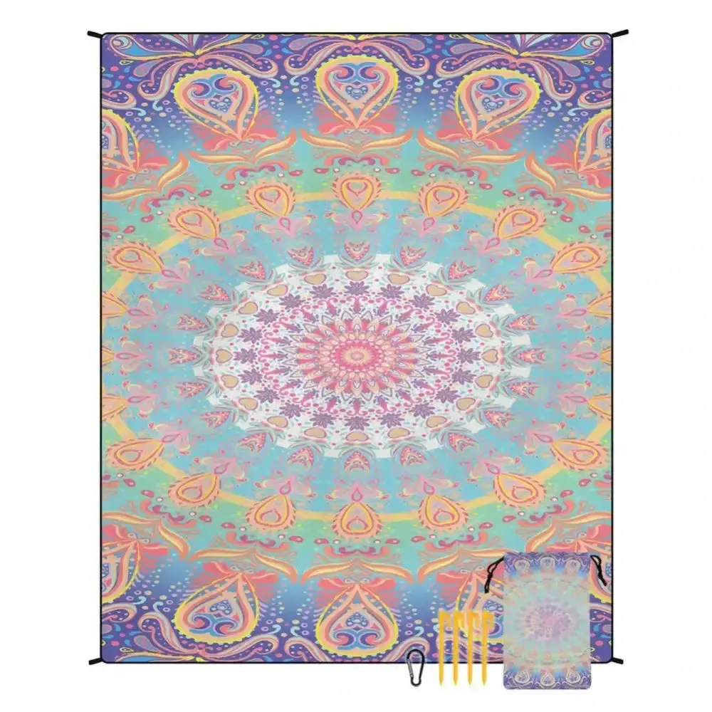 Beach Mat Waterproof Sand-Proof Beach Blanket for Outdoor Picnics