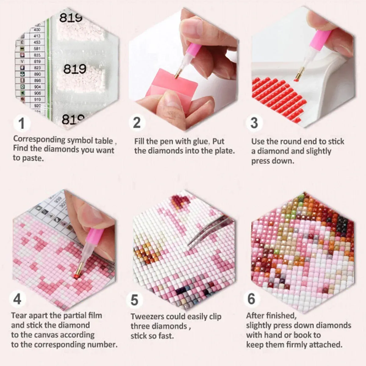 Cat Flower Diamond Painting Kit 5d Diy