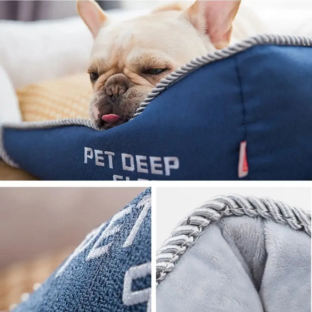 Comfortable Durable Removable Antislip Soft Pet Sleeping Lounger Couch for Small, Medium, and Large Dogs