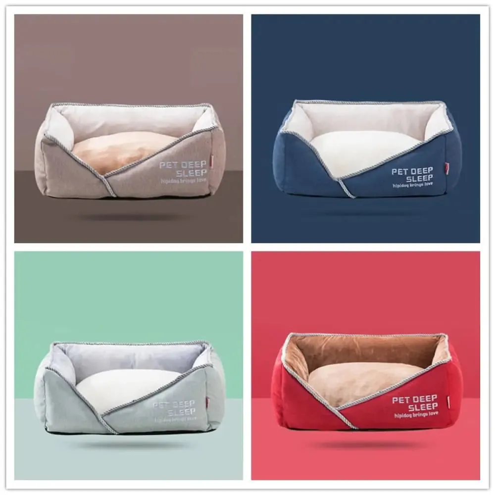 Comfortable Durable Removable Antislip Soft Pet Sleeping Lounger Couch for Small, Medium, and Large Dogs