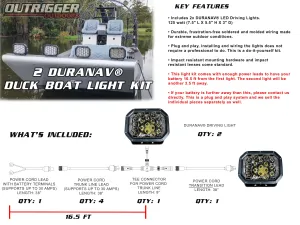 DURANAV Duck Boat Light Kits