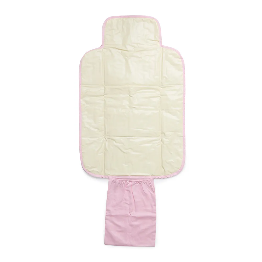 Fancy Fluff Organic Portable Changing Mat - Rainbow Dreams