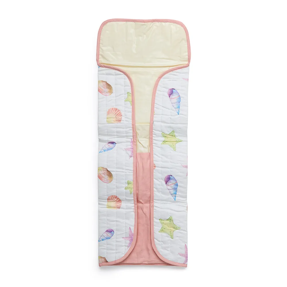 Fancy Fluff Organic Portable Changing Mat- Sea Fantasy