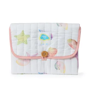Fancy Fluff Organic Portable Changing Mat- Sea Fantasy