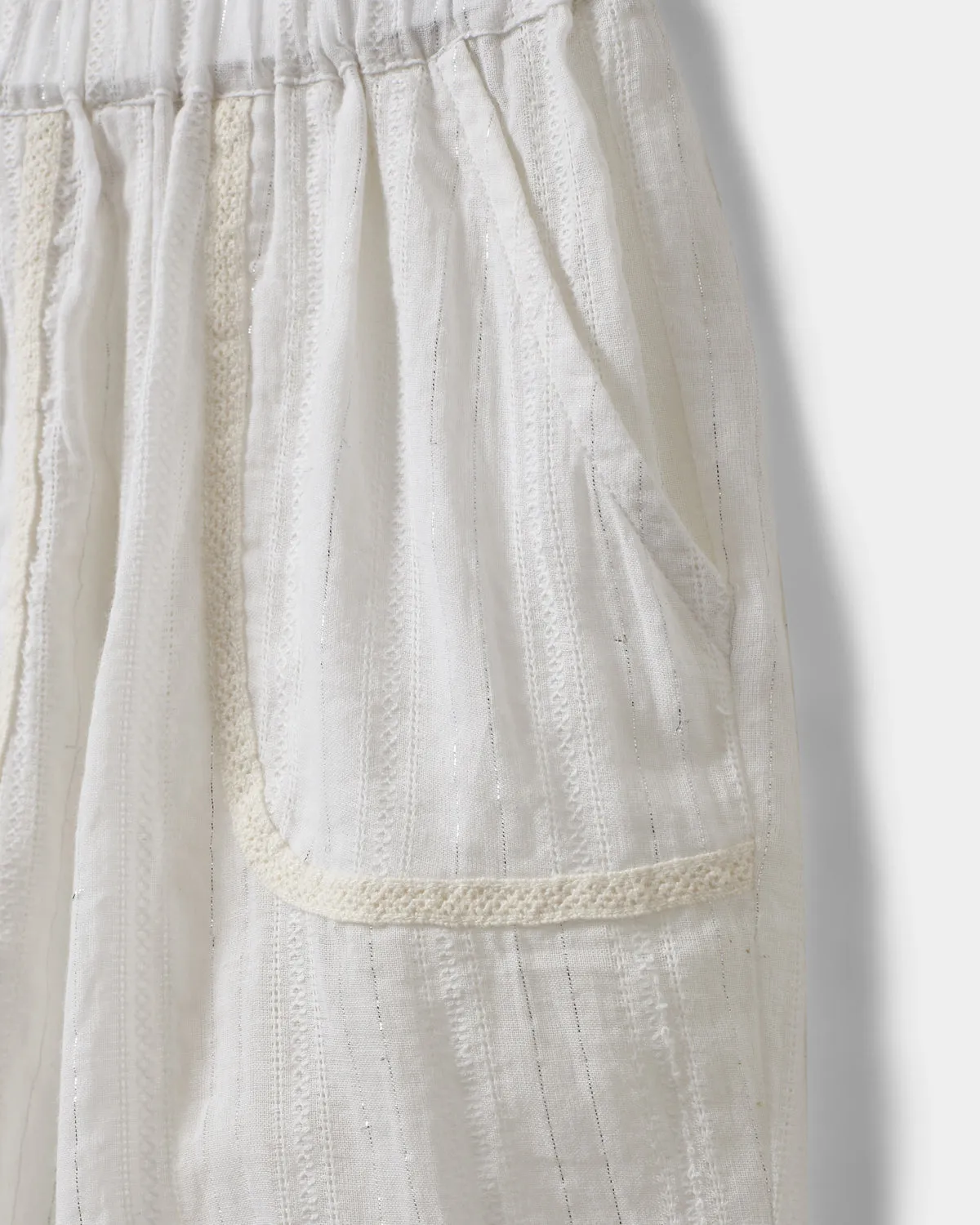 INELASB TROUSERS - Snow white