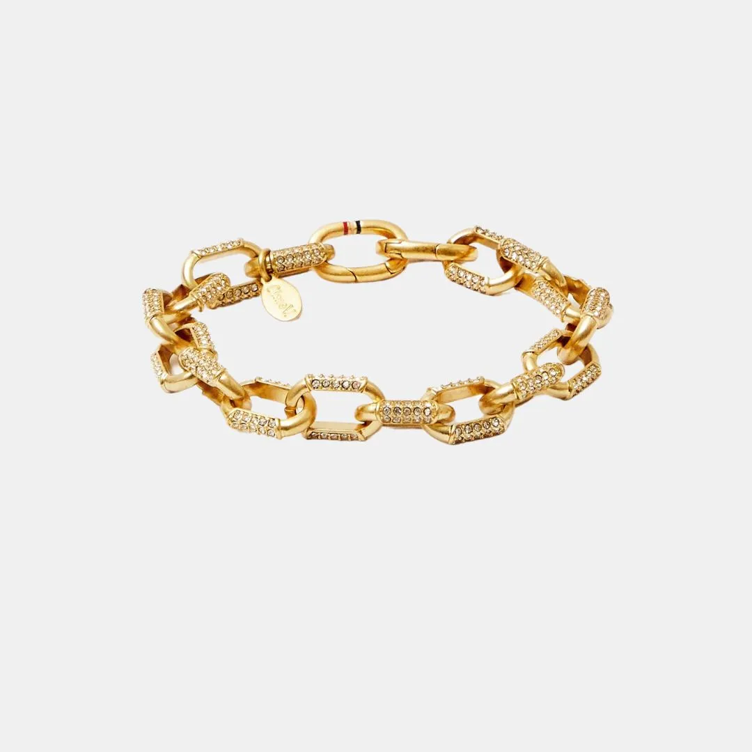 Le Link Bracelet (Vintage Gold   Clear)