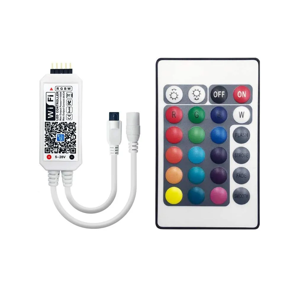 LED RGBW Wifi Controller with Remote