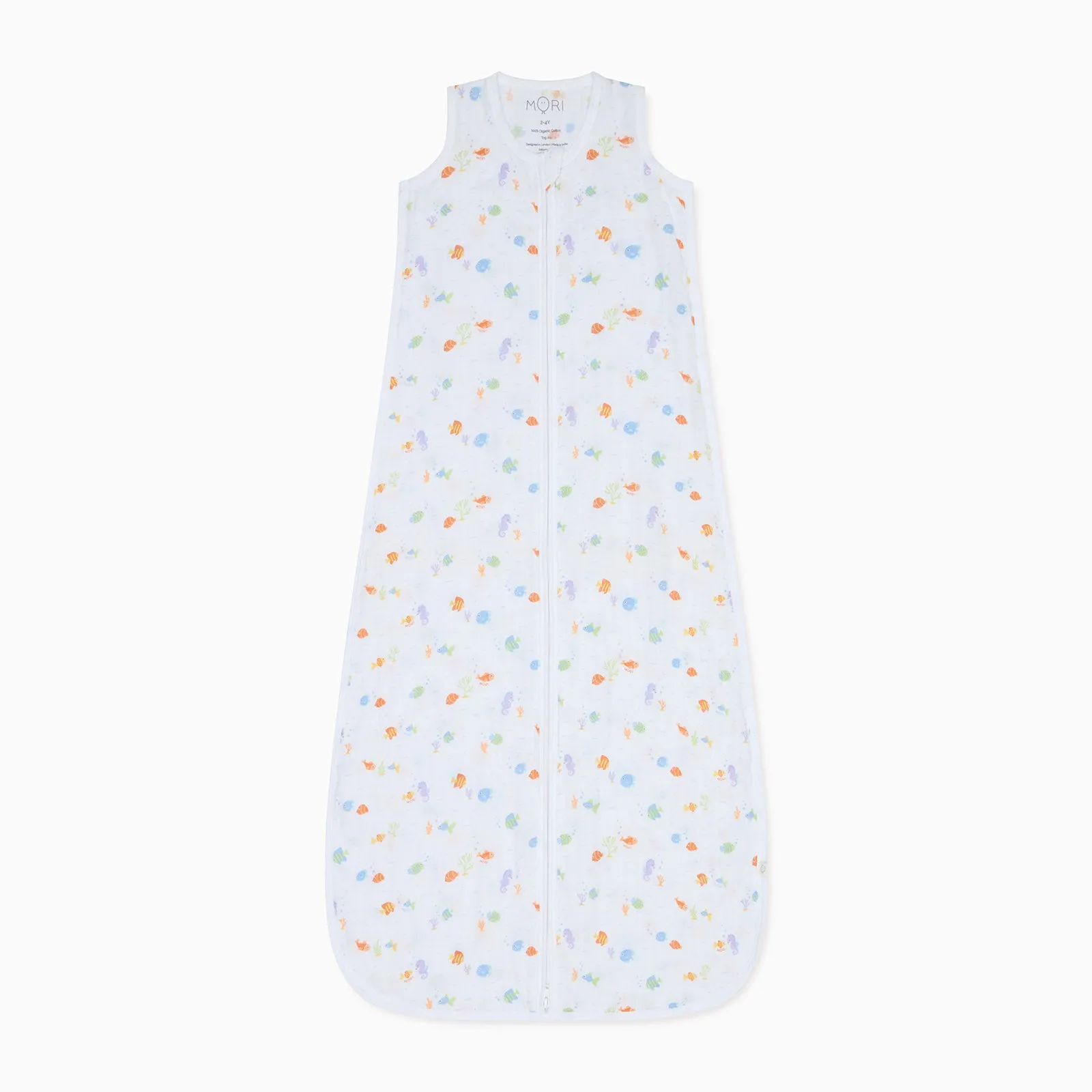 Little Fish Muslin Front Opening Sleeping Bag