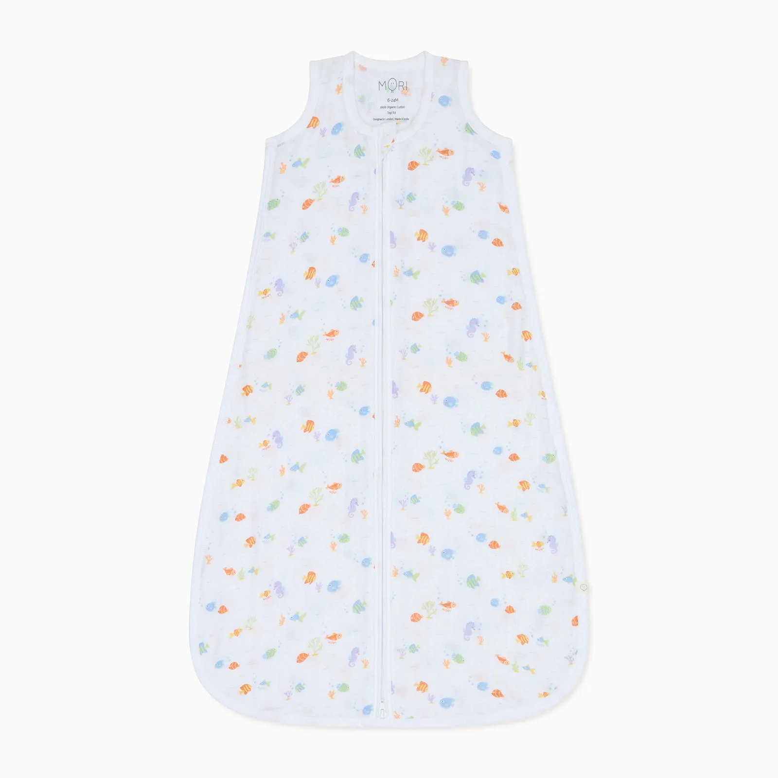 Little Fish Muslin Front Opening Sleeping Bag