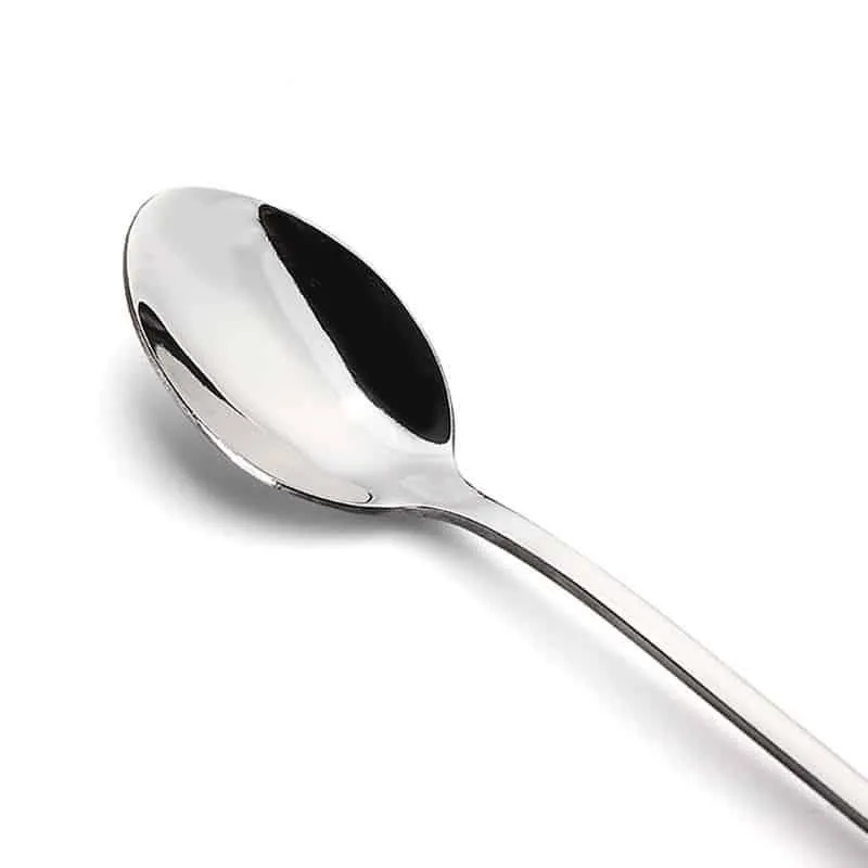 Long Handled Stainless Steel Coffee Spoons 2 pcs Set