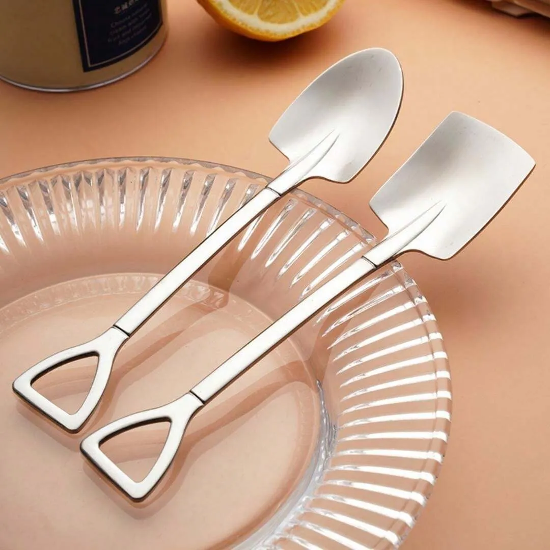 Luxury Stainless Steel Shovel Spoons Set