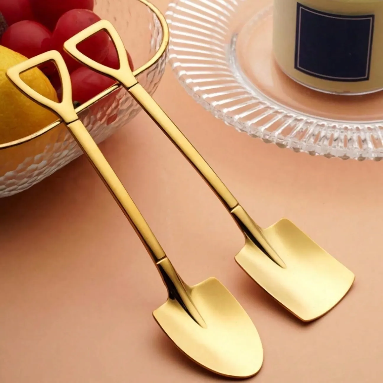 Luxury Stainless Steel Shovel Spoons Set