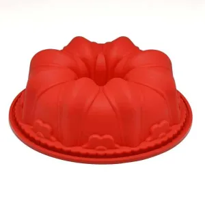 Non-Stick Red Silicone Baking Mold