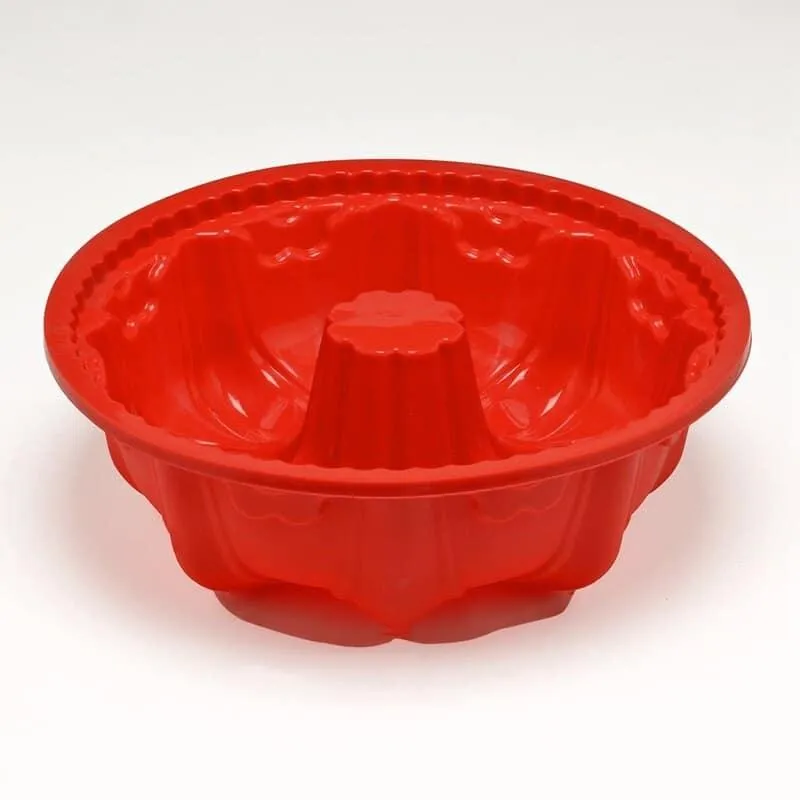 Non-Stick Red Silicone Baking Mold