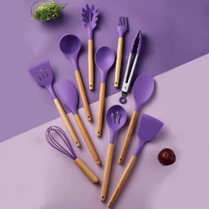 Non-Stick Silicone Kitchen Utensils Set