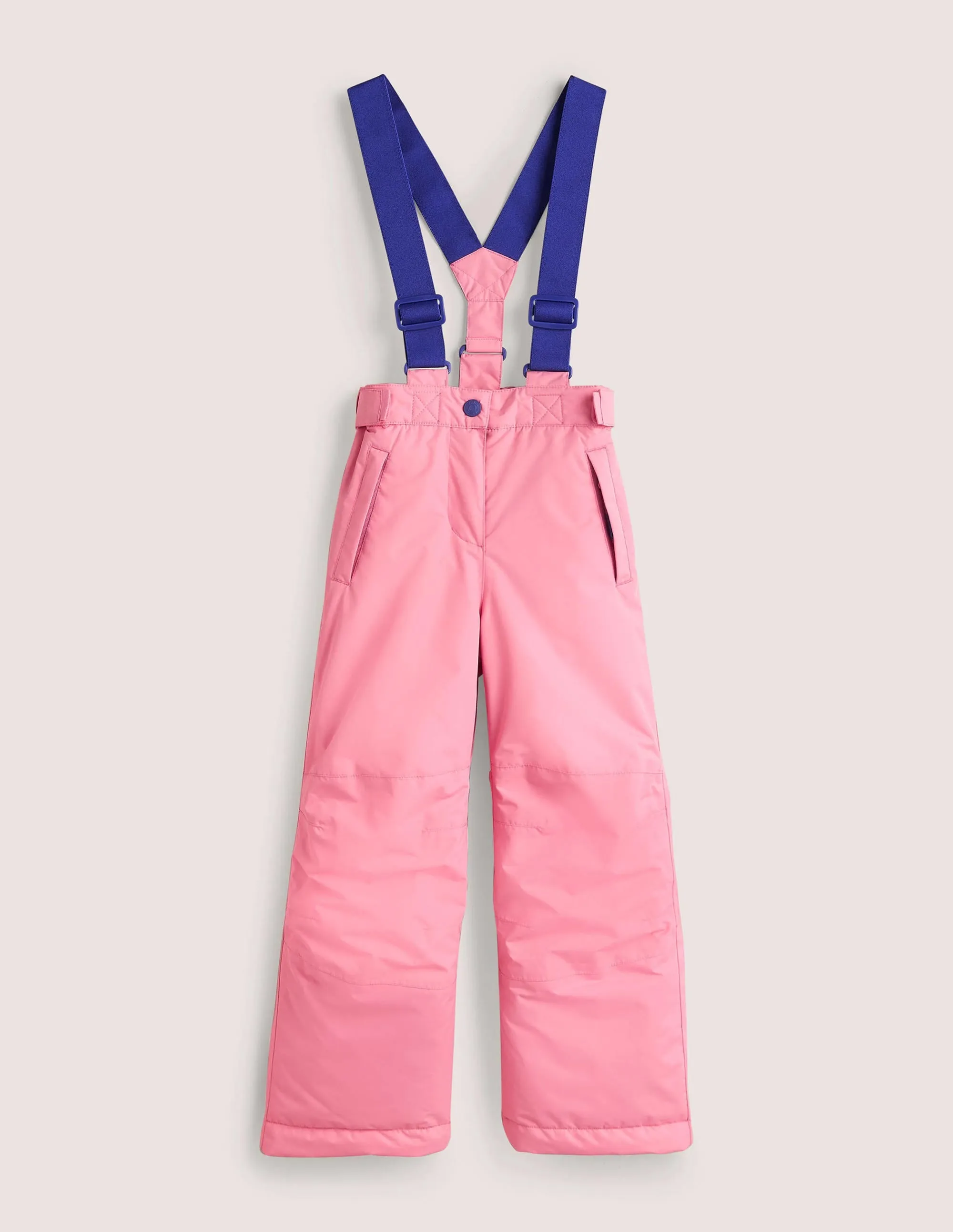 Pink Waterproof Dungaree Trousers-Pink Lemonade
