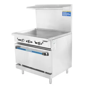 Radiance TAR-36G 36" Heavy Duty Gas Range w/ Griddle