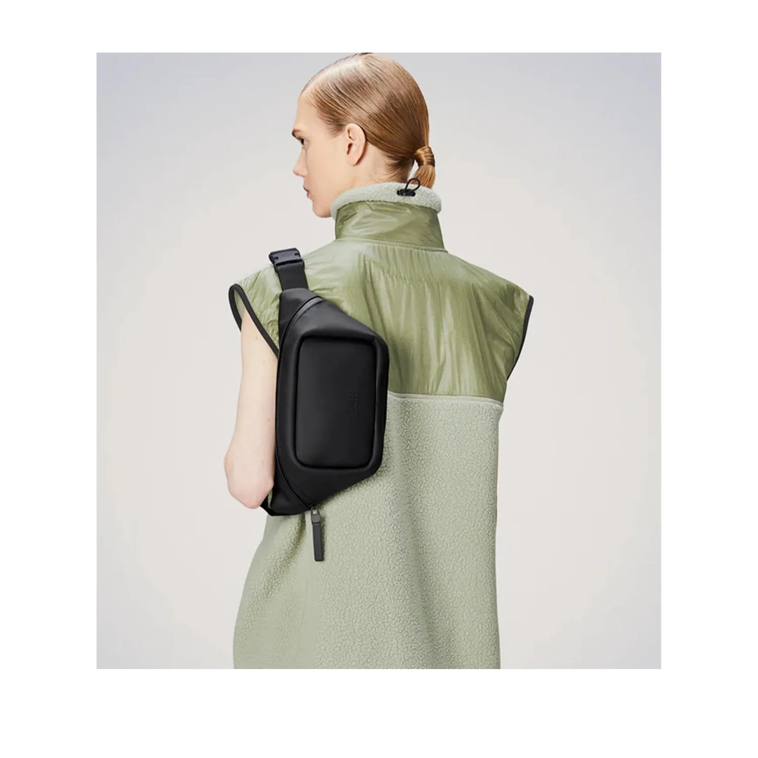 Rains Bum Bag Mini in Black