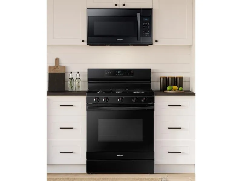 Samsung NX60A6511SB 6.0 cu. ft. Smart Freestanding Gas Range with Integrated Griddle in Black