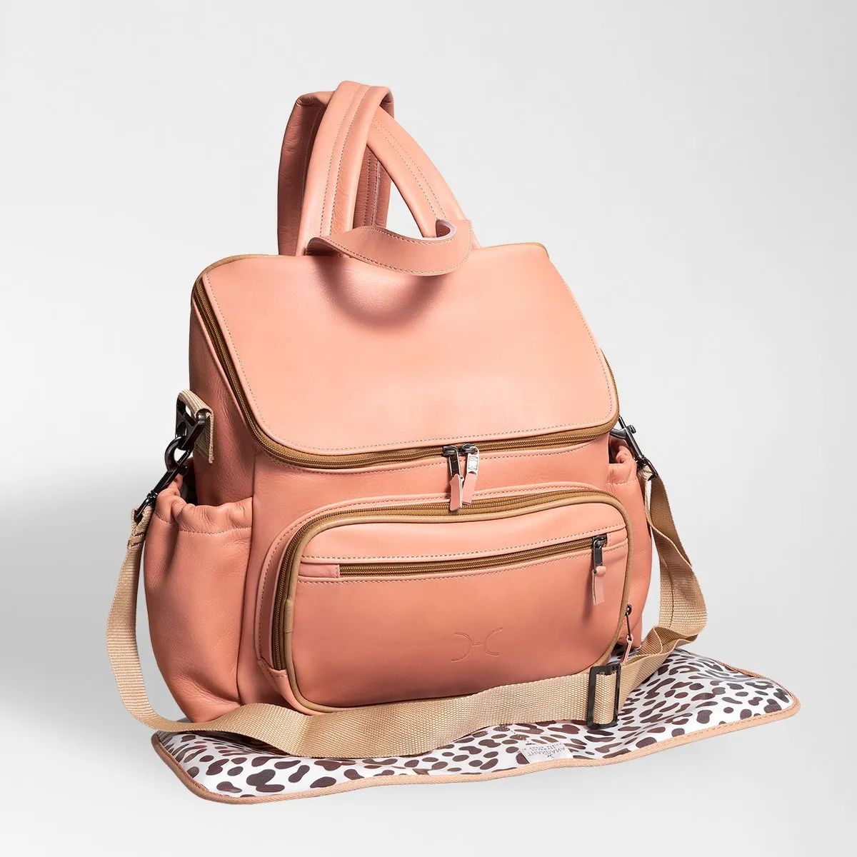 Thandana Leather Nappy Backpack