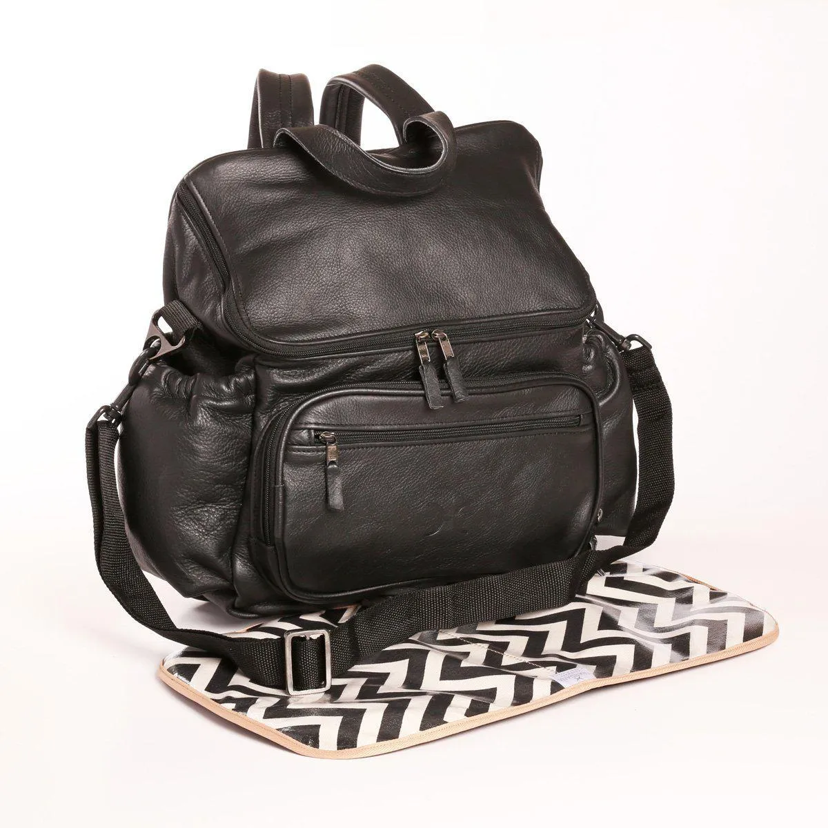 Thandana Leather Nappy Backpack