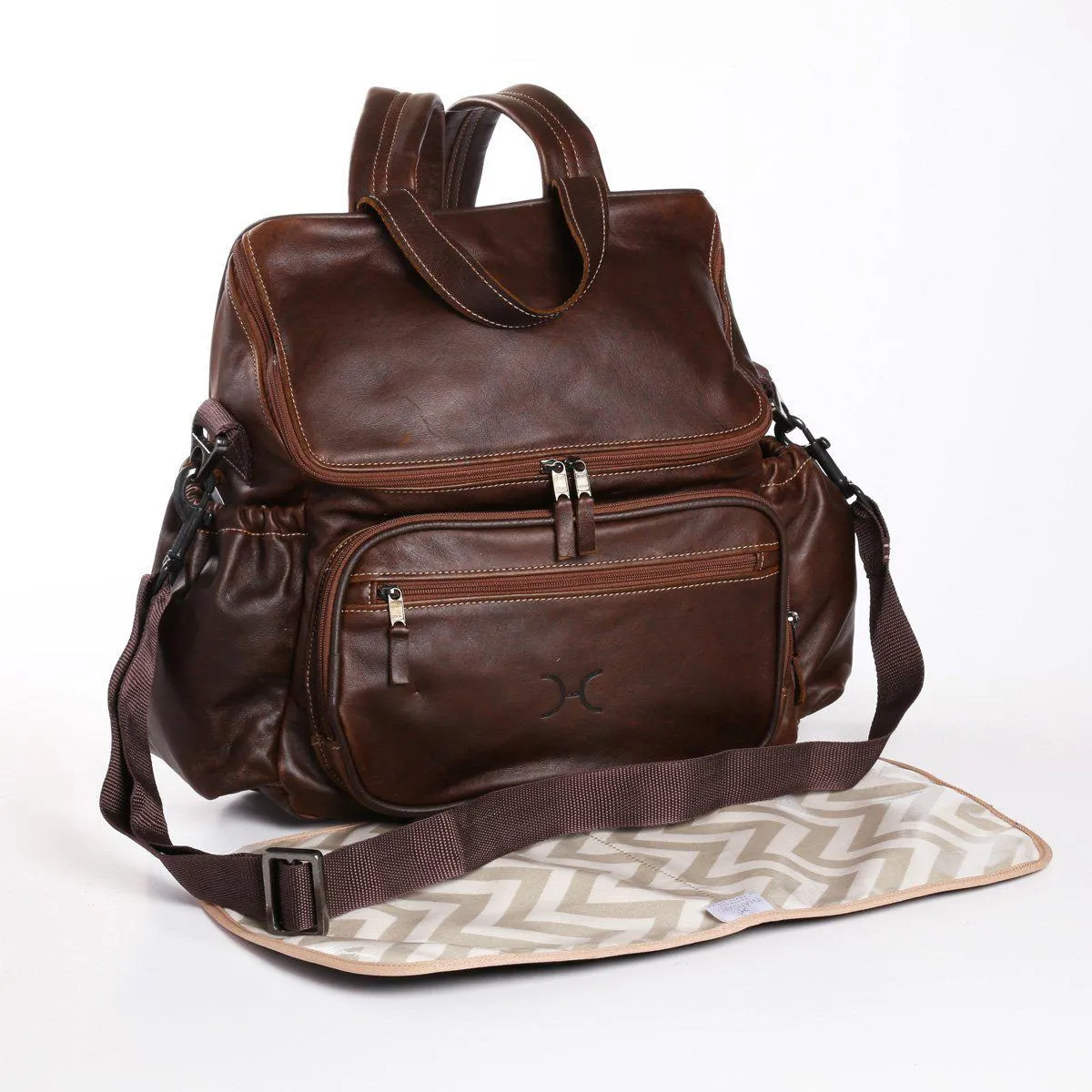 Thandana Leather Nappy Backpack