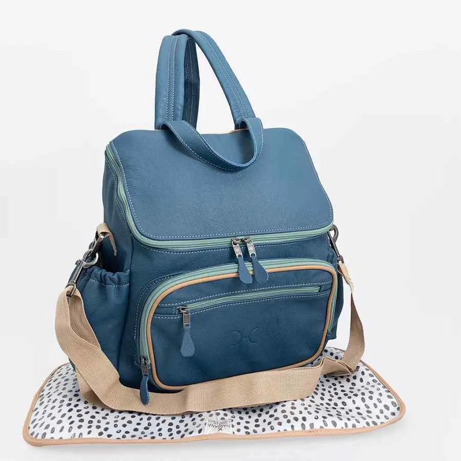 Thandana Leather Nappy Backpack