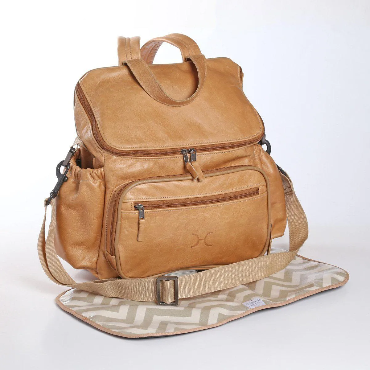 Thandana Leather Nappy Backpack