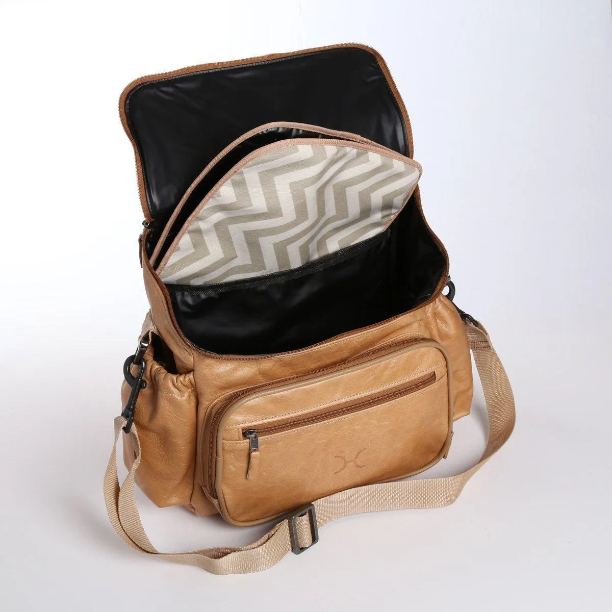 Thandana Leather Nappy Backpack