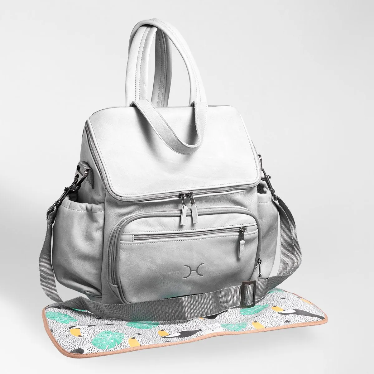 Thandana Leather Nappy Backpack