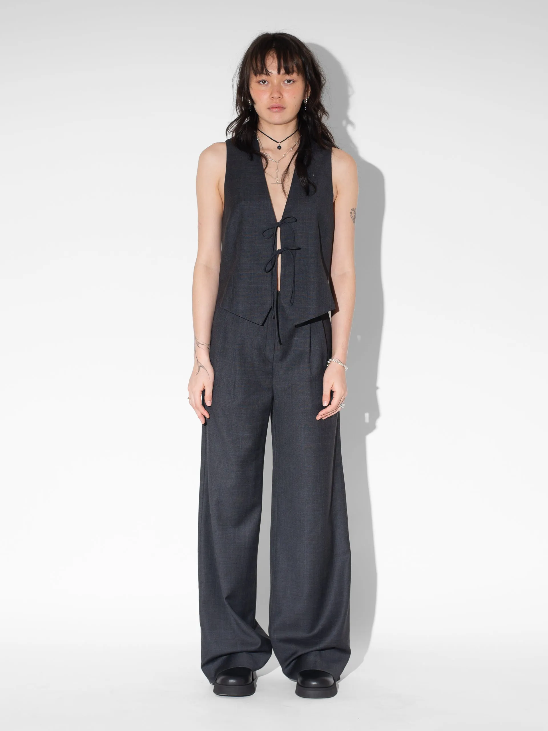 The Lair Apparel Romy Waistcoat Carbon