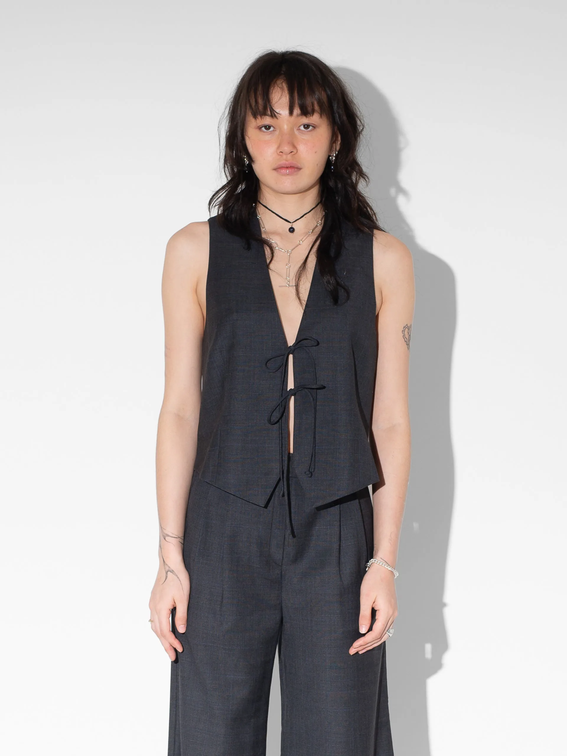 The Lair Apparel Romy Waistcoat Carbon