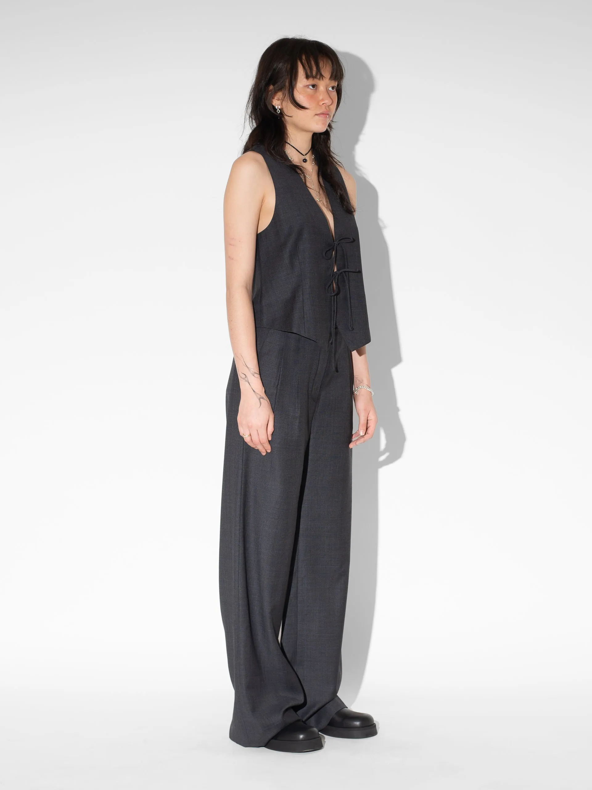 The Lair Apparel Romy Waistcoat Carbon