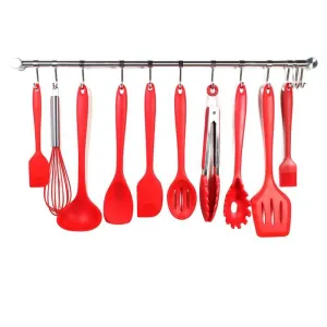 Useful Non-Stick Eco-Friendly Silicone Kitchen Utensils Set
