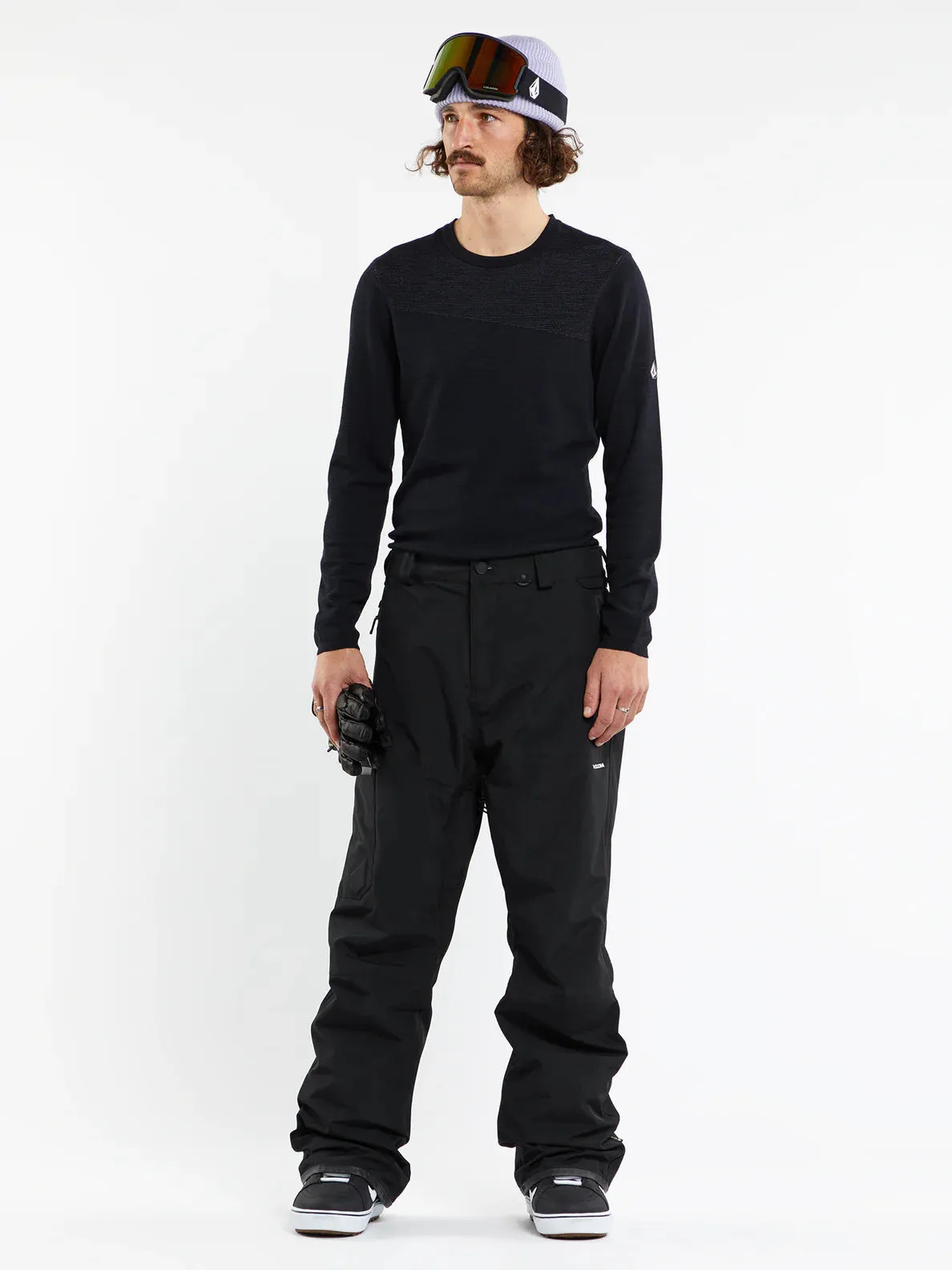 Volcom Men's L Gore-Tex Pants Black G1352406-BLK