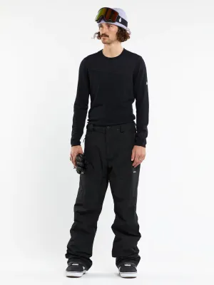 Volcom Men's L Gore-Tex Pants Black G1352406-BLK