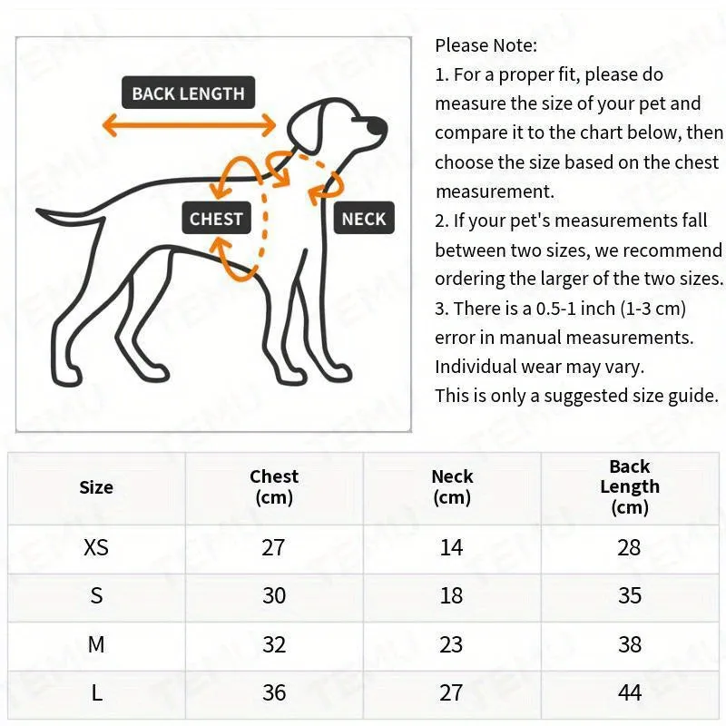 Waterproof Dog Coat for Dachshunds - All-Season Reflective Safety Pet Jacket with Polyester Filling, Machine Washable, Easy Clean, Adjustable Secure Fit for Small to Large Breeds