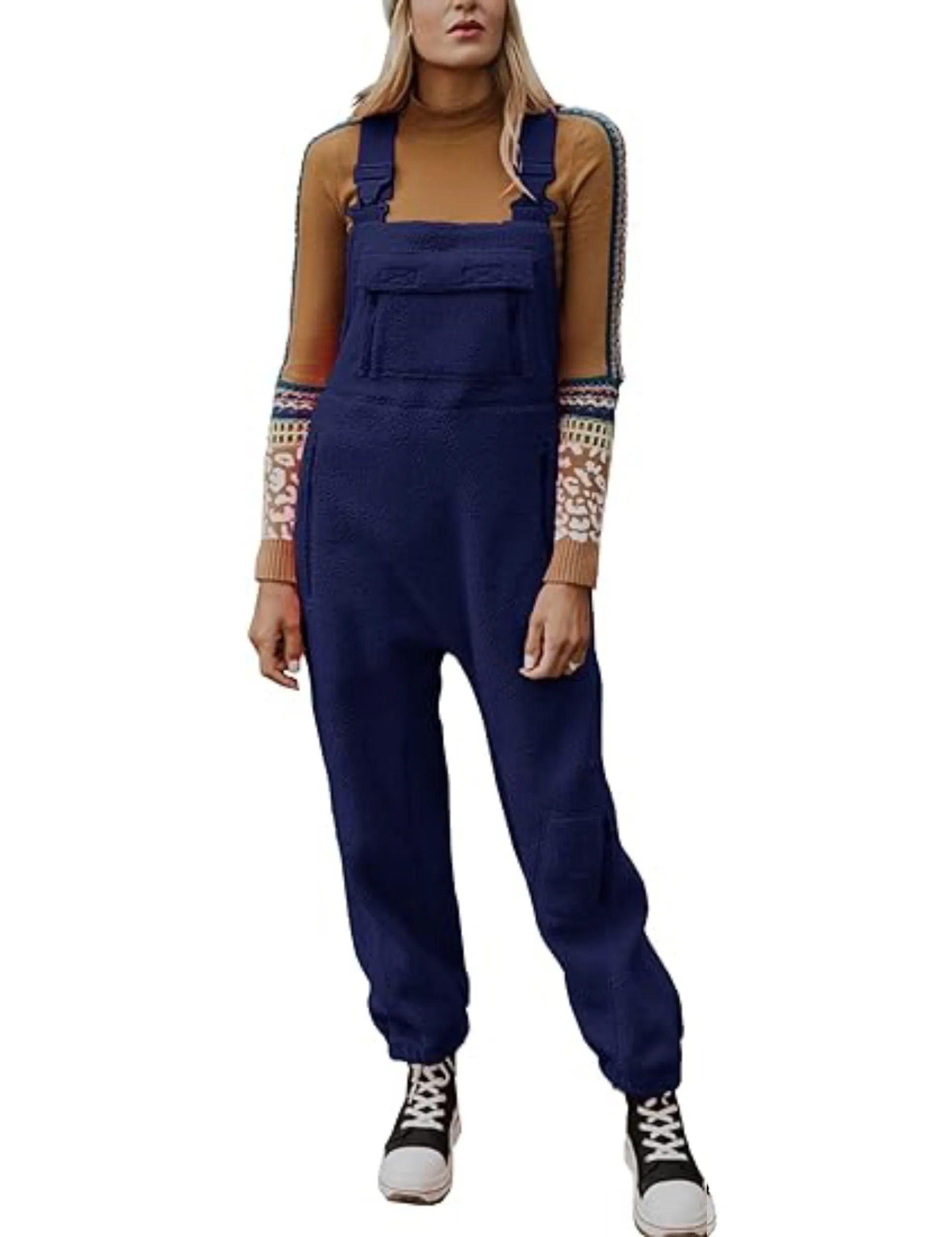 Winter SpecialsWomen's Warm Overalls Loose Casual Jumpsuits