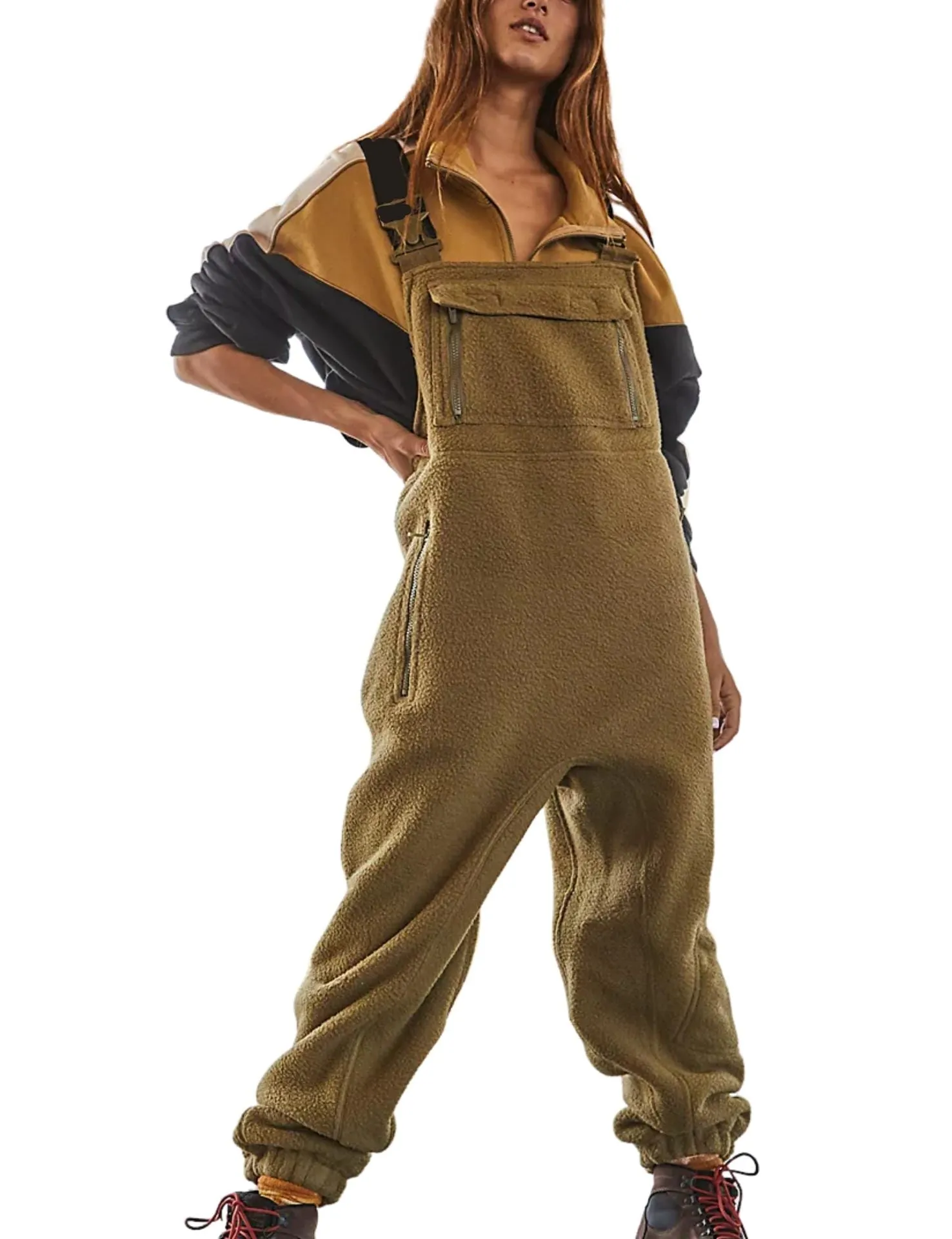 Winter SpecialsWomen's Warm Overalls Loose Casual Jumpsuits