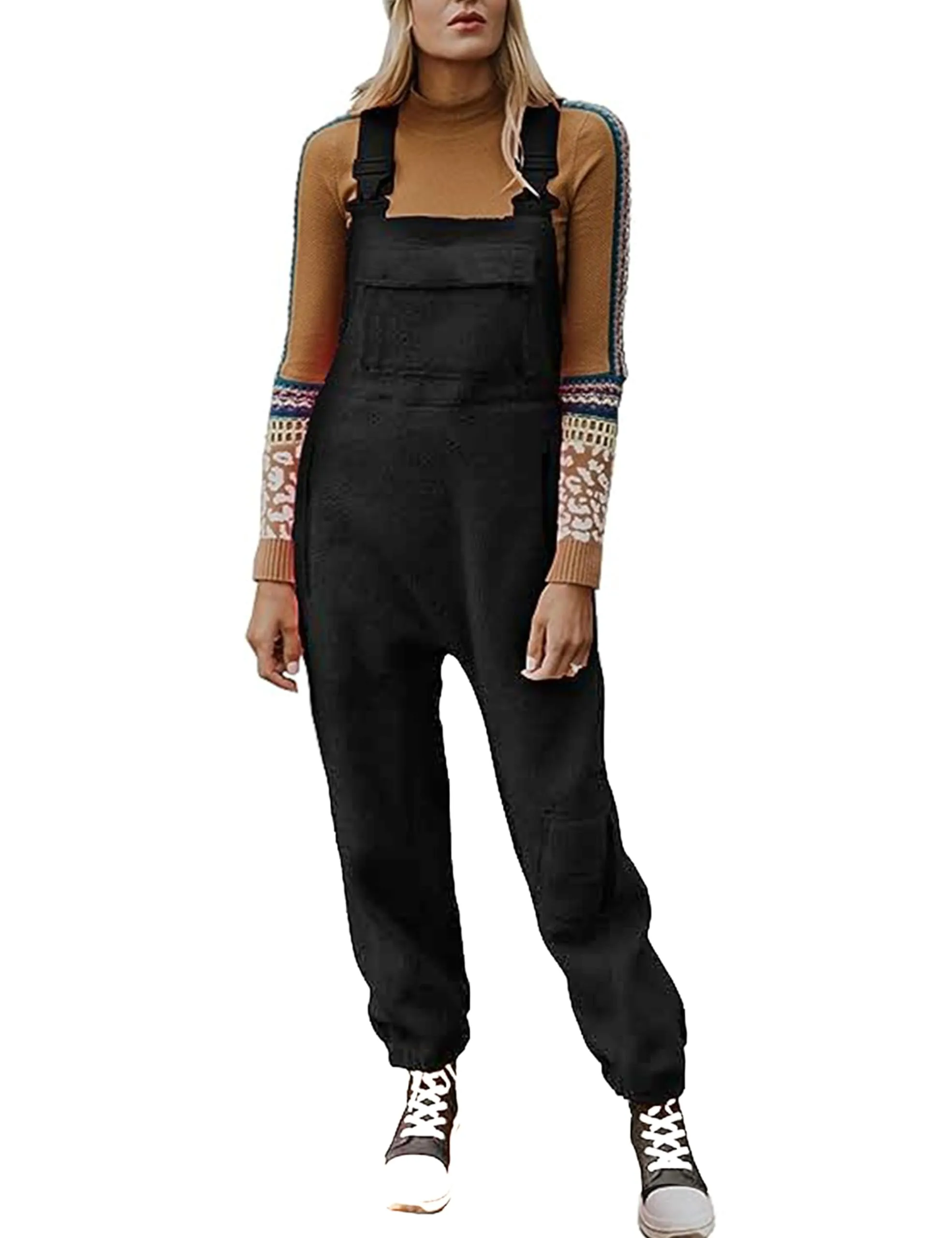 Winter SpecialsWomen's Warm Overalls Loose Casual Jumpsuits