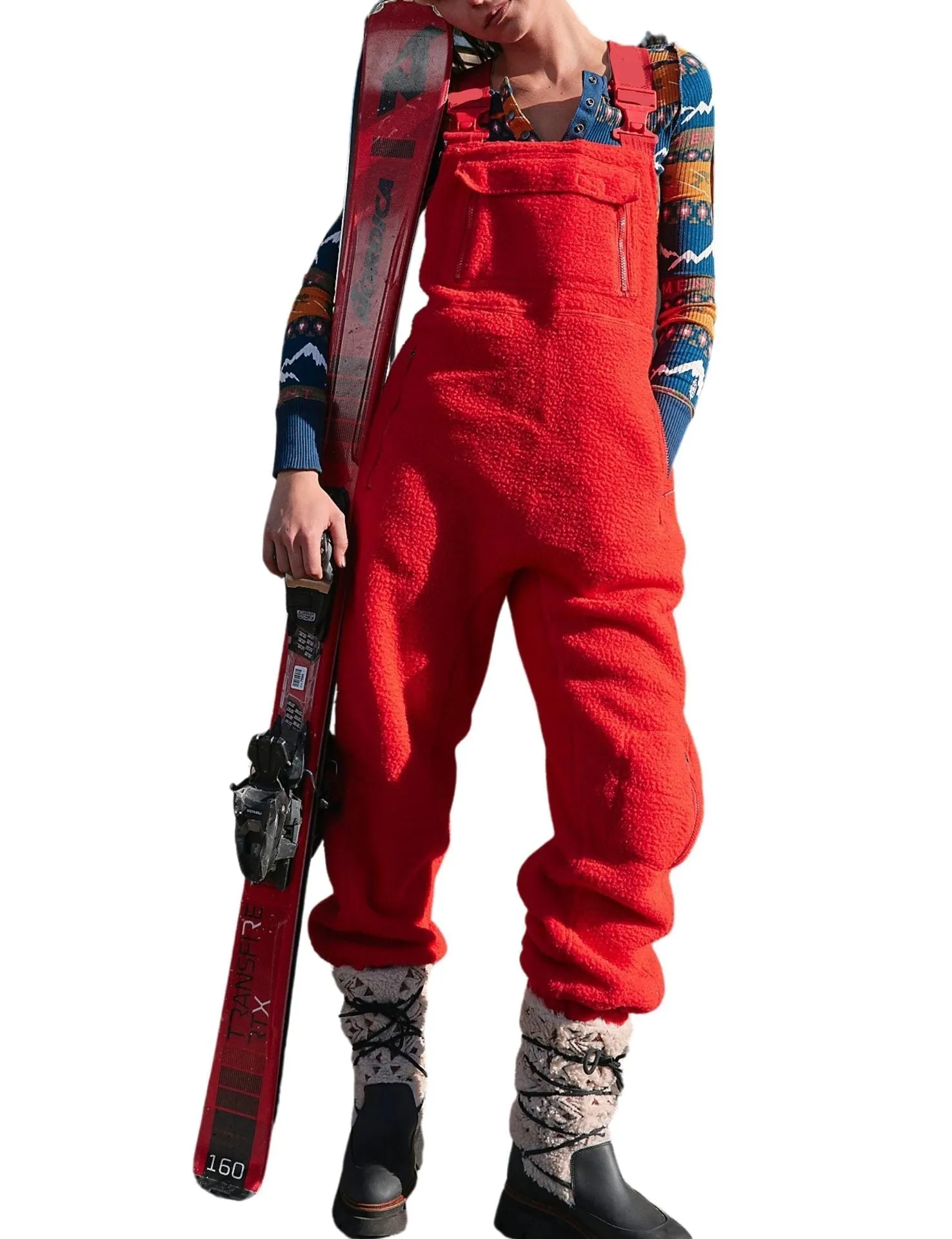 Winter SpecialsWomen's Warm Overalls Loose Casual Jumpsuits