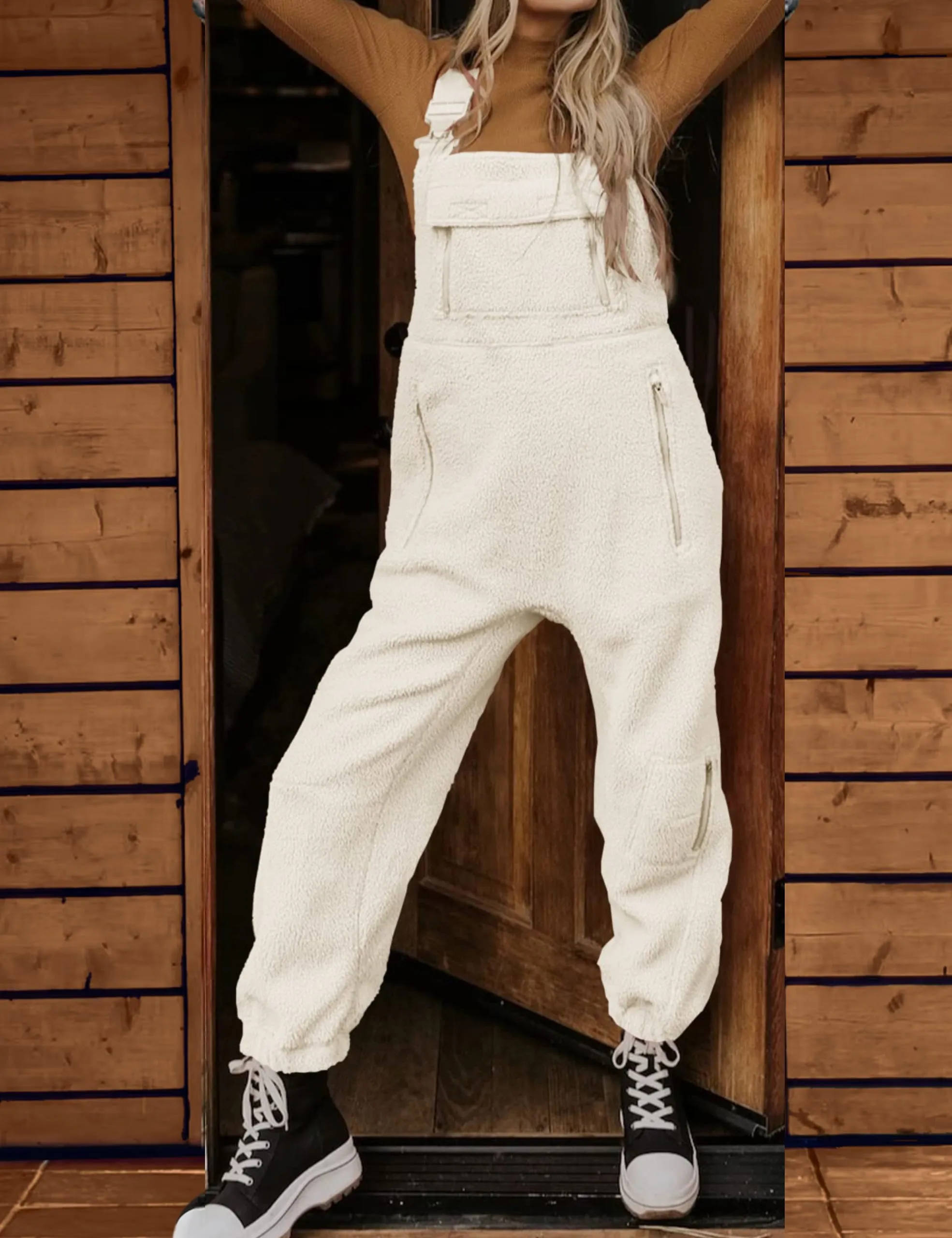 Winter SpecialsWomen's Warm Overalls Loose Casual Jumpsuits